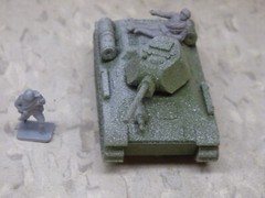 MIR / Roco Minitank Compatible WWII Russian T-34/76 & Airfix Soldiers Lot#7413B©