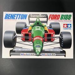 1980s Tamiya Benetton Ford B188 Formula 1 Kit No. 20021 1/20 scale NEW OPEN BOX