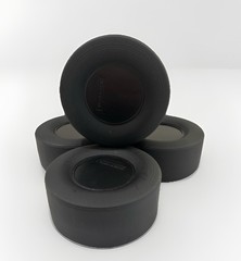 4 X 1/8 Scale Black Rubber Tires Set # 1 Drag Slick For REVEL 1:8 Model Cars NEW