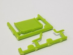1967 Chevelle Malibu RADIATOR & HOSES from Revell 1:25 Model Kit 67 SS