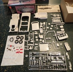 AMT 1963 Chevrolet Impala CV Lighted model kit unbuilt screw bottom 60s issue