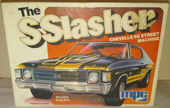 MPC 1972 CHEVELLE SS 454 THE SSLASHER ORIGINAL ISSUE MODEL KIT # 1-0749 W/ BOX