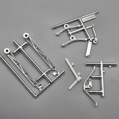 AMT 1/25 1963 63 Boss Nova Wagon Parts Kitbash Drag Front Suspension