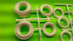 1966 Barracuda Hemi Under Glass 1/25 Funny Drag Car Deep Dish Rims Wheel Tire