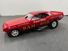 C11 Johan Dodge Challenger Ram Rod Funny built model Car Vintage McM 1/25