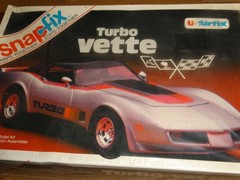VINTAGE SNAP FIX MODEL KIT CHEVROLET CORVETTE TURBO VETTE NEW SEALED 1980 TX USA