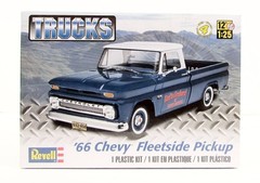 Revell 1966 Chevy Fleetside Pickup 85-7225 1/25 Plastic Truck Model Kit