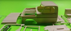 1970 Ford F150 F250 F350 Ramp Truck Moebius 1/25 Cab Hood Glass Grill Interior