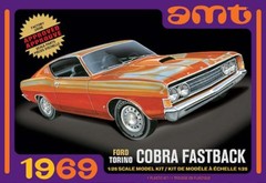 1/25 1969 Ford Torino Cobra Fastback Car