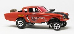 Atlantis 1/25 Keeler’s Kustoms Skorpion Gasser Plastic Model Kit 13102