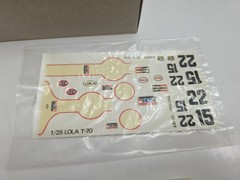 THE MEMORIAL COLLECTIONS UNION LOLA T-70 SCALE 1:25 KIT W/ IMC Vintage Added