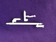 1964 Dodge 330 DRIVESHAFT & LOOP for Lindberg / AMT 1:25 Model Kit 64