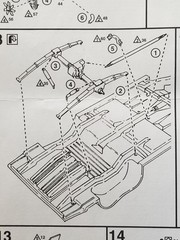 1964 Dodge 330 DRIVESHAFT & LOOP for Lindberg / AMT 1:25 Model Kit 64