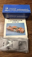 FDS 617 Ferrari 512 BB/LM Budweiser Daytona 1982 1:43 Metal Kit Sealed