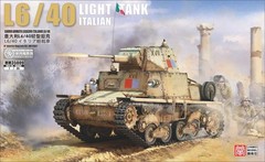 Heavy& Lanmo MM35009+NM3502 1/35 Italian L6/40 Light Tank Kit w/Interior Upgrade