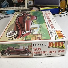 JOHAN JO-HAN 1935 Mercedes Benz 500K 1/25 Model Kit Open Box GC #1135
