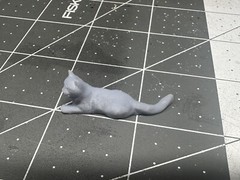 1/25 1/24 Scale 3d Resin Cat