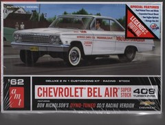 AMT ’62 CHEVROLET BEL AIR SUPER STOCK 409 MODEL KIT FACTORY SEALED – FREE SHIP!