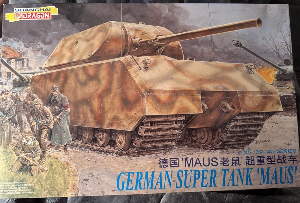 Dragon 6007 1/35 German Super Tank “Maus” Model Kits