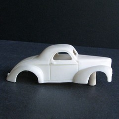 Jimmy Flintstone 1941 slot car Willys Gasser resin body H/O scale JFSL4