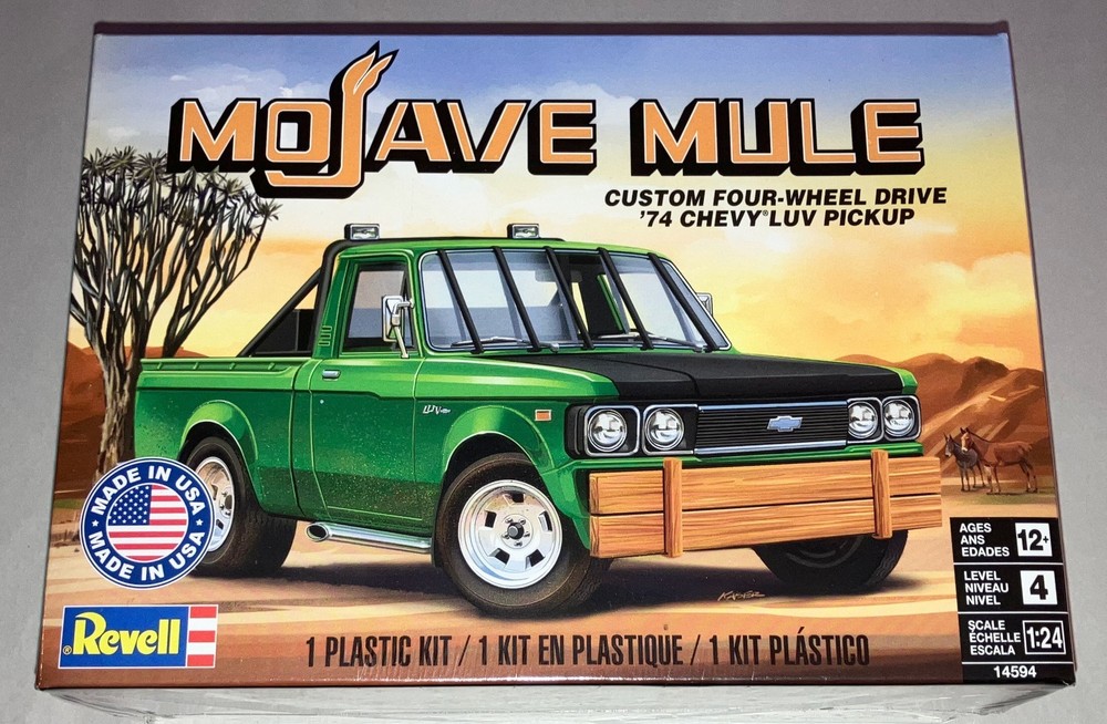 Revell Mojave Mule 1974 Chevy Luv Pickup 4×4 1:24 scale model car kit 14594