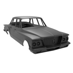 1/25 Scale Resin 1960 Plymouth Valiant Body 3D Printed