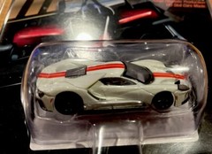 Tomy AFX 22021 Ford GT White W/Red Stripes New Mega G Srt Super G PlusSlot Car
