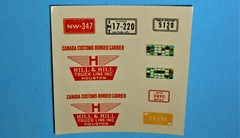 DECAL SHEET for 1981 AMT – Kenworth Conventional “ALASKAN HAULER” Model Kit 1/25