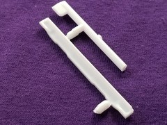 1991 Chevy S-10 Lowrider RADIATOR COWL PANEL from Revell 1:25 Model 91 Chevrolet
