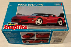 Vintage 1992 Revell SnapTite Dodge Viper RT/10 Model Kit 1/25 Partially Built