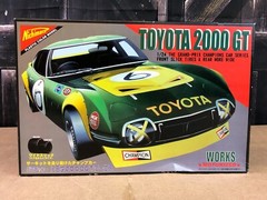 Nichimo Co. Japan 1:24 Model Kit TOYOTA 2000 GT GRAND PRIX CHAMPION ~ NO MOTOR