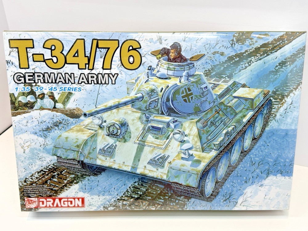 1/35 Dragon #6185 : T-34/76 German Army-**NEW/FACTORY SEALED/USA SELLER***