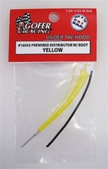 Gofer-Racing Wired Distributor with Boot (Yellow) – Plastic Model Vehicle