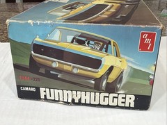 AMT FUNNY HUGGER CAMARO ORIGINAL FACTORY SEALED INSIDE! #T344! CIRCA 1971!! VMCP