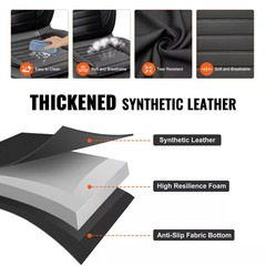 Seat Covers, Universal Car Seat Covers Full Set Seats, Front and Rear Seat, 9Pcs