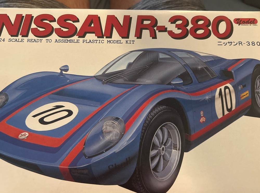 Yodel 1/24 Nissan R380 Japan Vintage Plastic Model Kit Rare Unbuilt Collectible
