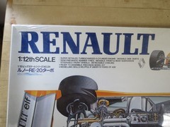 TAMIYA RENAULT RE20 TURBO 1/12 F1 MODEL KIT