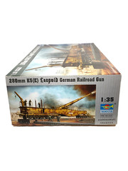 Trumpeter, 280mm K5(E) Leopold German Railroad Gun #00207, 1:35, Sealed Bags MIB