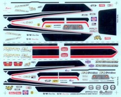 Slixx 7214 Frantic Ford Mustang II F/C Dodger Glenn decal