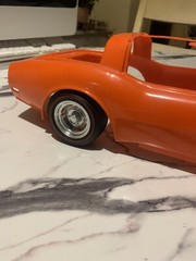 1:8 Set Of 4 Deep Chevy Rally wheels On Redline tires 3” Diameter
