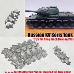 1/35 Russian KV-5/IS-3/JS-7 Heavy Tank Lead-tin Alloy Track Links w/Steel Pins