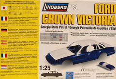 Ford Crown Victoria Georgia State Patrol Lindberg 1:25 NEW OPEN BOX *US Seller*