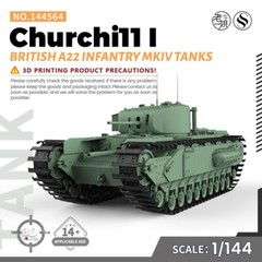 SSMODEL SS144564 1/144 Military British A22 Infantry MKIV Churchill I Tanks