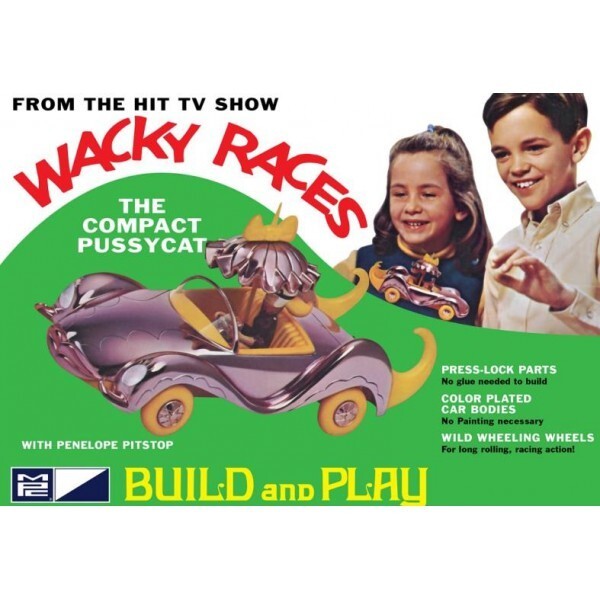 NEW SEALED MPC 1/32 Wacky Races: The Compact Pussycat Build & Play MPC934/12