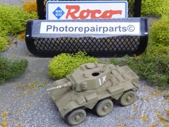 Roco Minitanks Painted Modern British Saladin 6×6 Recon Tank Lot #9807B