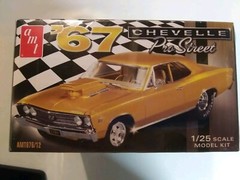 Amt 876/12 ‘67 Chevelle Pro Street 1/25 Model Kit Box Sealed
