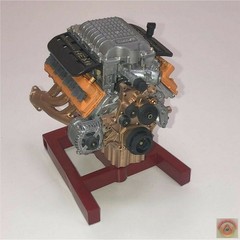 1:25-1:24 Scale Resin Dodge SRT Hellcat Engine & Transmission Kit
