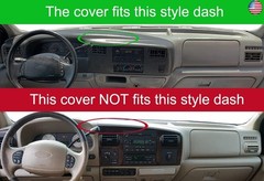 Dashboard Cover Dash Cover Mat Pad Carpet Custom Fit for Ford F250 F350 F450