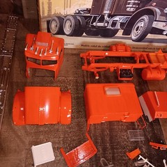 Vintage AMT California Hauler Peterbilt 359 Partially Built 1/25th T500 Read