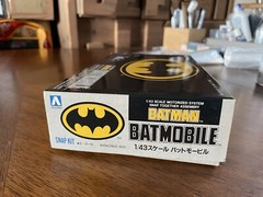BATMAN BATMOBILE 1/43 AOSHIMA MODEL KIT F/S RARE IN STOCK